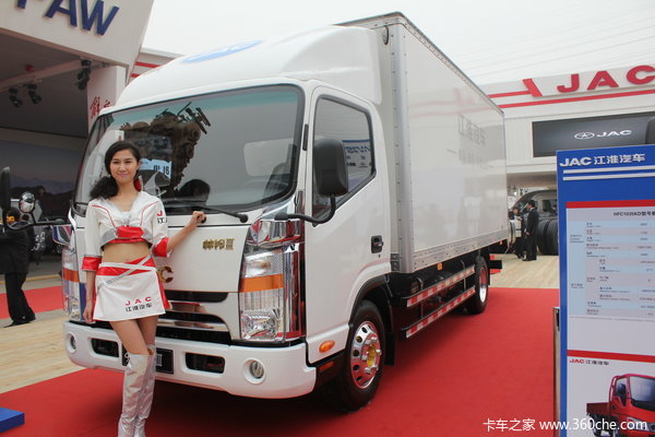 江淮 帅铃III 160马力 4X2 5.135米单排厢式载货车(HFC5081XXYP71K1C6)